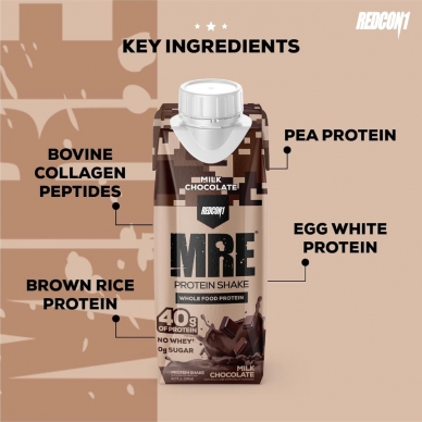 REDCON1 MRE Protein Shake 蛋白飲品- 500 毫升 (12包/1盒)