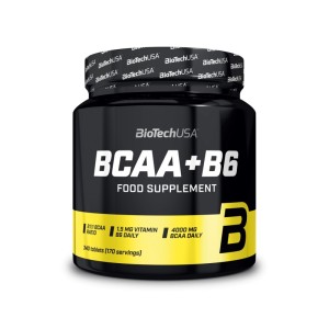 BioTechUSA BCAA+B6, 支鏈氨基酸+維他命B6, 340粒裝硬丸