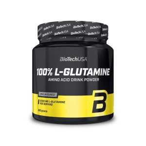 BioTechUSA 100% L-Glutamine 膠氨酸 / 谷氨酰胺粉, 500g