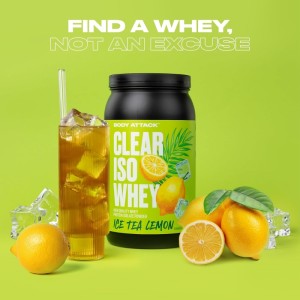Body Attack Clear Iso Whey 無乳糖分離乳清蛋白- 900克 Body Attack Clear Iso Whey 無乳糖分離乳清蛋白- 900克