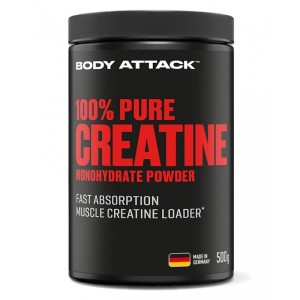 Body Attack 100% Pure Creatine 純一水肌酸粉- 500克 Body Attack 100% Pure Creatine 純一水肌酸粉- 500克