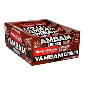 Body Attack YAMBAM Crunch Protein Bar 蛋白棒- 55克