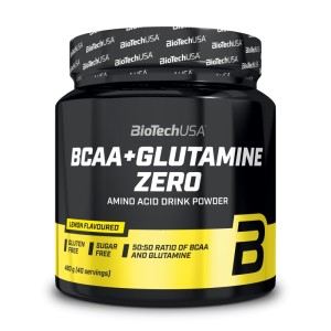 BioTechUSA BCAA+Glutamine Zero 支鏈氨基酸 + 膠氨酸 / 谷氨酰胺粉 - 480 克